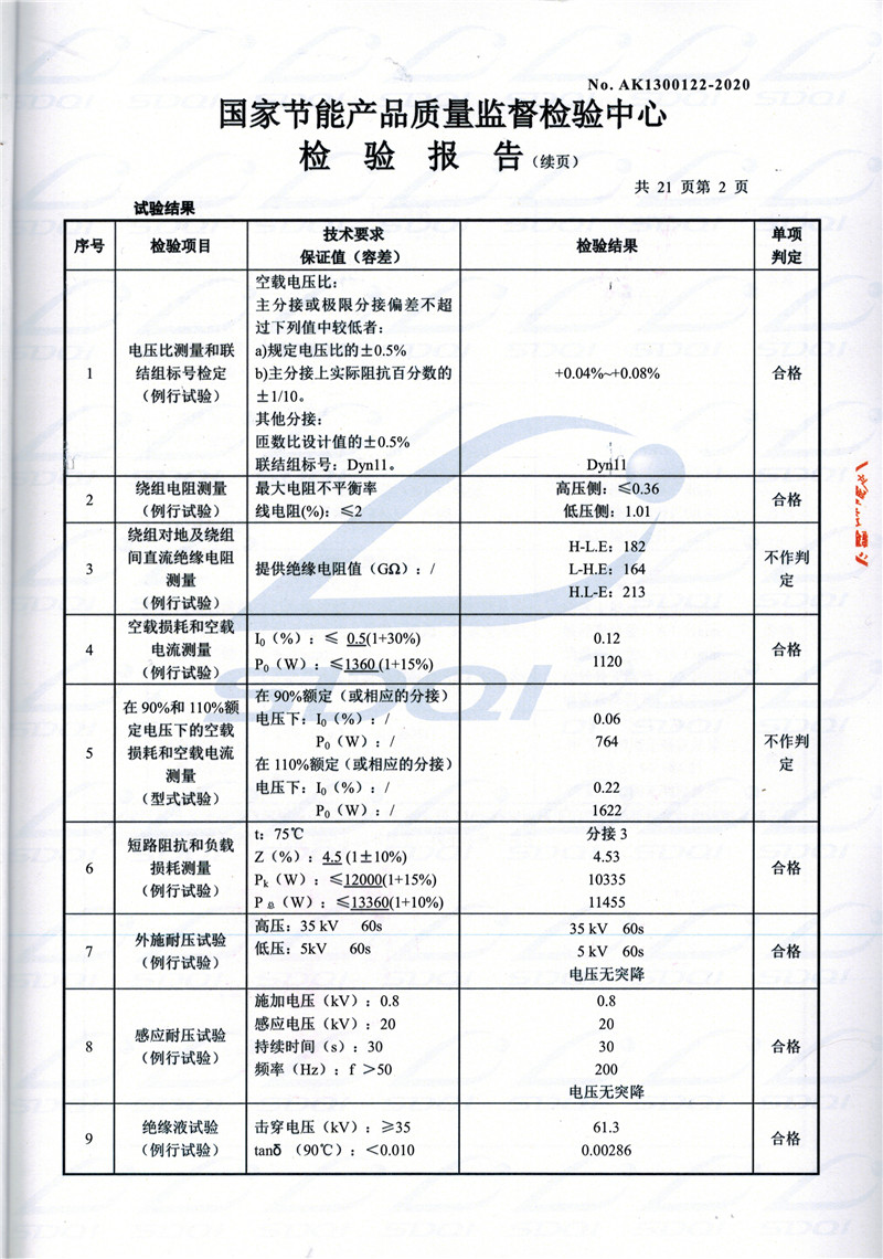高低压试验报告-S11-1250耒阳耒阳耒阳油浸式变压器-2.jpg